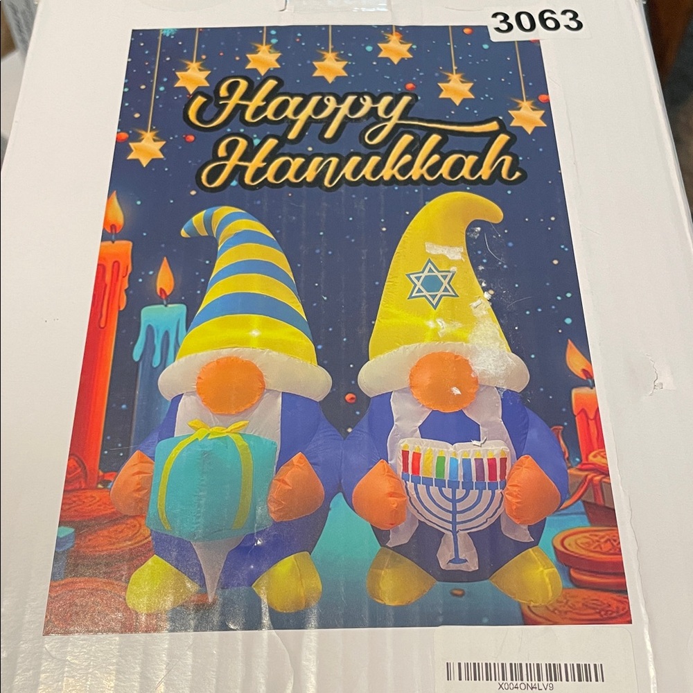 Inflatable Hanukkah gnomes